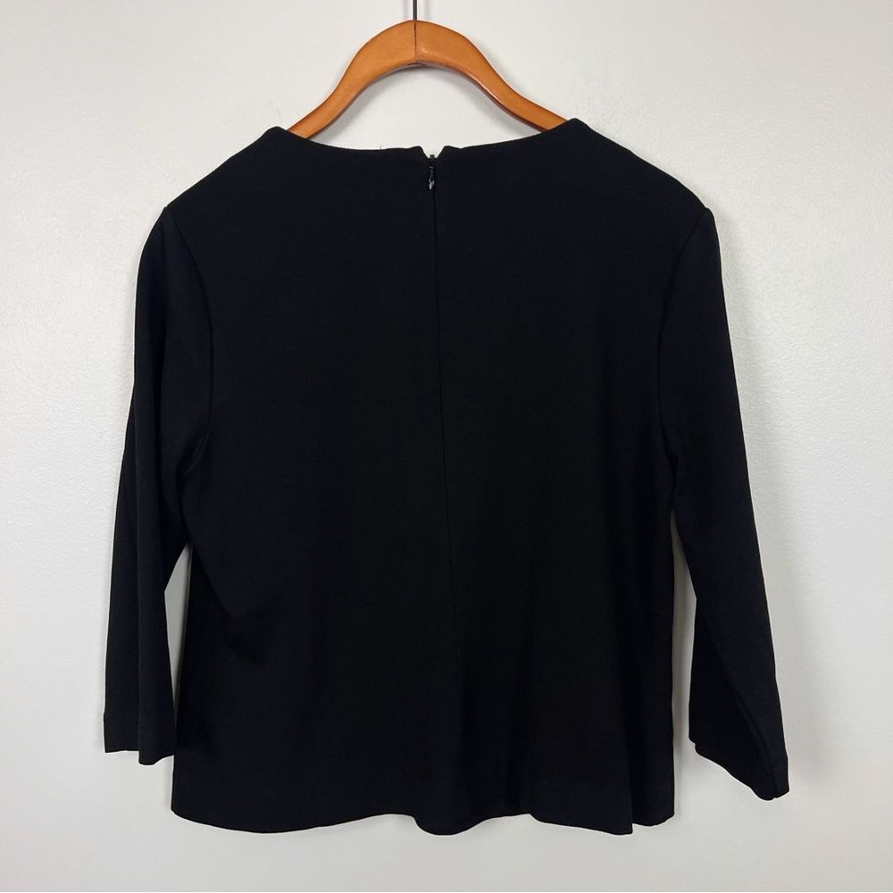 CAbi #3232 Osaka Nights Utility Black Top w/ Snaps Size M - Picture 5 of 6